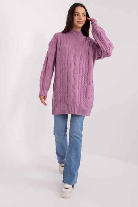 Sweter Damski Model AT-SW-2367-1.35P Violet - AT - uniwersalny