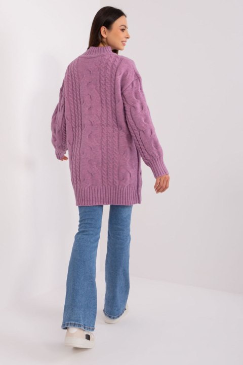 Sweter Damski Model AT-SW-2367-1.35P Violet - AT - uniwersalny Sweter Damski Model AT-SW-2367-1.35P Violet - AT - uniwersalny
