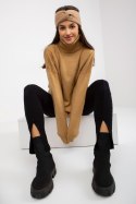Sweter Damski Model LC-SW-0331.89P Camel - Rue Paris - uniwersalny Sweter Damski Model LC-SW-0331.89P Camel - Rue Paris - uniwersalny