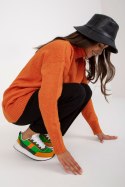 Sweter Damski Model LC-SW-0331.89P Dark Orange - Rue Paris - uniwersalny Sweter Damski Model LC-SW-0331.89P Dark Orange - Rue Paris - uniwersalny