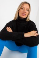 Sweter Damski Model LC-SW-3019.05P Black - Rue Paris - uniwersalny