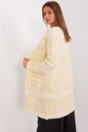 Sweter Kardigan Model AT-SW-234503.00P Light Beige - AT - uniwersalny Sweter Kardigan Model AT-SW-234503.00P Light Beige - AT - uniwersalny