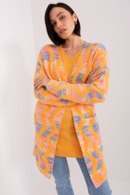 Sweter Kardigan Model AT-SW-234701.34 Orange - AT - uniwersalny