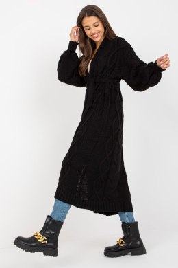 Sweter Kardigan Model LC-SW-8020.16P Black - Rue Paris - uniwersalny