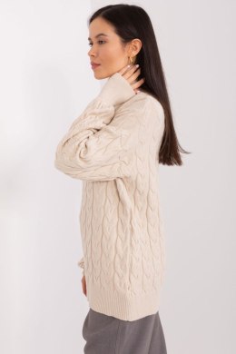 Golf Damski Model AT-SW-2348.07 Light Beige - AT - uniwersalny