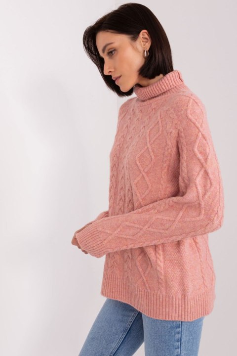 Golf Damski Model AT-SW-2355-2.19P Dark Pink - AT - uniwersalny Golf Damski Model AT-SW-2355-2.19P Dark Pink - AT - uniwersalny