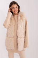 Kamizelka Model AT-KZ-2368.00P Beige - AT - S/M Kamizelka Model AT-KZ-2368.00P Beige - AT - S/M