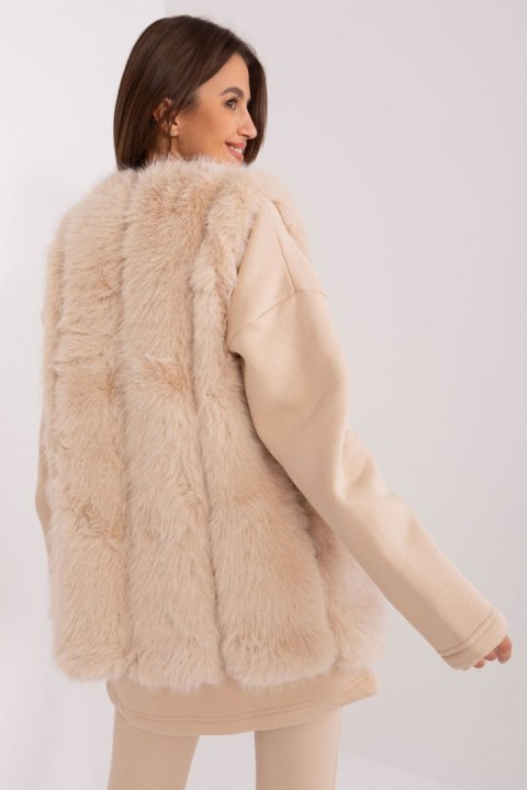 Kamizelka Model AT-KZ-2368.00P Beige - AT - S/M Kamizelka Model AT-KZ-2368.00P Beige - AT - S/M