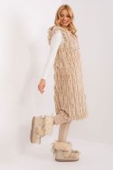 Kamizelka Model AT-KZ-2368-1.07 Beige - AT - M/L Kamizelka Model AT-KZ-2368-1.07 Beige - AT - M/L