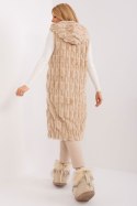 Kamizelka Model AT-KZ-2368-1.07 Beige - AT - M/L Kamizelka Model AT-KZ-2368-1.07 Beige - AT - M/L