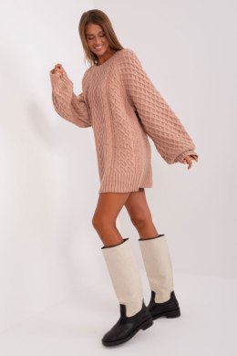 Sweter Damski Model AT-SW-2367-2.64P Dark Pink - AT - uniwersalny