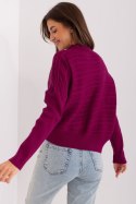 Sweter Damski Model AT-SW-2368.36X Violet - AT - uniwersalny Sweter Damski Model AT-SW-2368.36X Violet - AT - uniwersalny