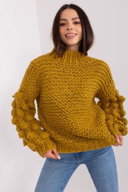 Sweter Damski Model AT-SW-2382.97P Oliwka - AT - uniwersalny