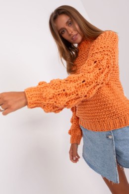 Sweter Damski Model AT-SW-2382.97P Orange - AT - uniwersalny