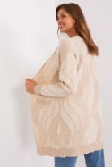 Sweter Kardigan Model AT-SW-234501.00P Light Beige - AT - uniwersalny