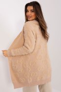 Sweter Kardigan Model AT-SW-234502.38X Beige - AT - uniwersalny