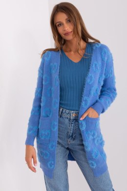 Sweter Kardigan Model AT-SW-234502.38X Blue - AT - uniwersalny