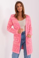 Sweter Kardigan Model AT-SW-234503.00P Pink - AT - uniwersalny Sweter Kardigan Model AT-SW-234503.00P Pink - AT - uniwersalny