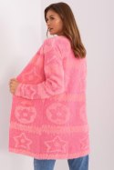 Sweter Kardigan Model AT-SW-234503.00P Pink - AT - uniwersalny Sweter Kardigan Model AT-SW-234503.00P Pink - AT - uniwersalny