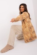 Sweter Kardigan Model AT-SW-234701.34 Beige - AT - uniwersalny Sweter Kardigan Model AT-SW-234701.34 Beige - AT - uniwersalny