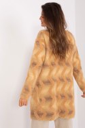 Sweter Kardigan Model AT-SW-234701.34 Beige - AT - uniwersalny Sweter Kardigan Model AT-SW-234701.34 Beige - AT - uniwersalny