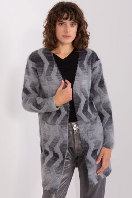 Sweter Kardigan Model AT-SW-234701.34 Grey - AT - uniwersalny