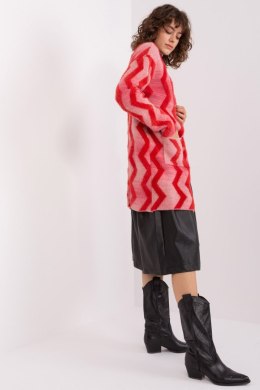 Sweter Kardigan Model AT-SW-234701.34 Red - AT - uniwersalny