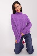 Golf Damski Model AT-SW-2355-2.19P Violet - AT - uniwersalny Golf Damski Model AT-SW-2355-2.19P Violet - AT - uniwersalny