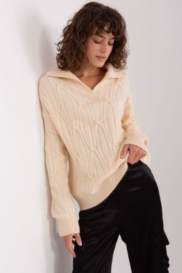 Sweter Damski Model AT-SW-2349-2.27 Light Beige - AT - uniwersalny