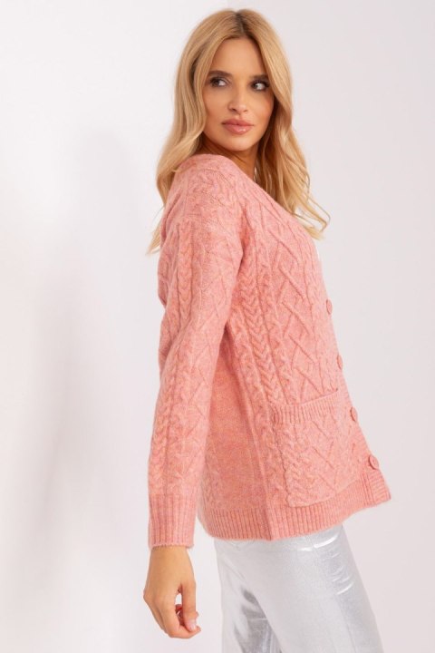 Sweter Damski Model AT-SW-2358.31 Light Pink - AT - uniwersalny Sweter Damski Model AT-SW-2358.31 Light Pink - AT - uniwersalny