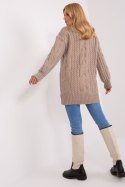 Sweter Damski Model AT-SW-2367-1.35P Dark Beige - AT - uniwersalny