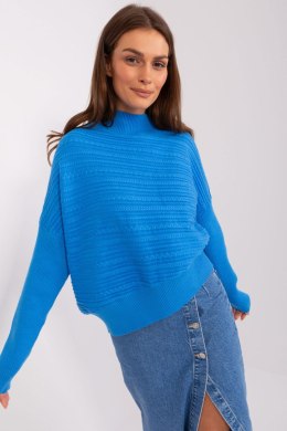 Sweter Damski Model AT-SW-2368.36X Blue - AT - uniwersalny