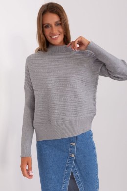 Sweter Damski Model AT-SW-2368.36X Grey - AT - uniwersalny