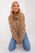 Sweter Damski Model AT-SW-2382.97P Beige - AT - uniwersalny Sweter Damski Model AT-SW-2382.97P Beige - AT - uniwersalny
