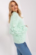 Sweter Damski Model AT-SW-2382.97P Mint - AT - uniwersalny Sweter Damski Model AT-SW-2382.97P Mint - AT - uniwersalny