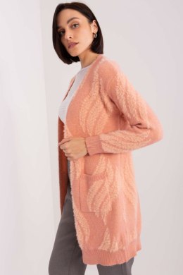 Sweter Kardigan Model AT-SW-234501.00P Dark Pink - AT - uniwersalny