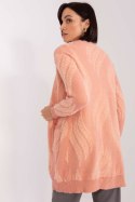 Sweter Kardigan Model AT-SW-234501.00P Dark Pink - AT - uniwersalny Sweter Kardigan Model AT-SW-234501.00P Dark Pink - AT - uniwersalny