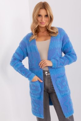 Sweter Kardigan Model AT-SW-234503.00P Blue - AT - uniwersalny