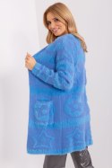 Sweter Kardigan Model AT-SW-234503.00P Blue - AT - uniwersalny Sweter Kardigan Model AT-SW-234503.00P Blue - AT - uniwersalny