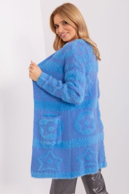 Sweter Kardigan Model AT-SW-234503.00P Blue - AT - uniwersalny