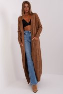 Sweter Kardigan Model AT-SW-2395.30 Brown - AT - uniwersalny Sweter Kardigan Model AT-SW-2395.30 Brown - AT - uniwersalny