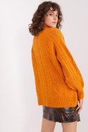 Golf Damski Model AT-SW-2355-2.19P Light Orange - AT - uniwersalny Golf Damski Model AT-SW-2355-2.19P Light Orange - AT - uniwersalny