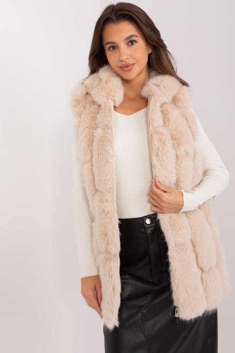 Kamizelka Model AT-KZ-2379.96P Beige - AT - S/M Kamizelka Model AT-KZ-2379.96P Beige - AT - S/M