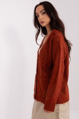 Sweter Damski Model AT-SW-2358.31 Dark Orange - AT - uniwersalny