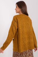 Sweter Damski Model AT-SW-2358.31 Dark Yellow - AT - uniwersalny