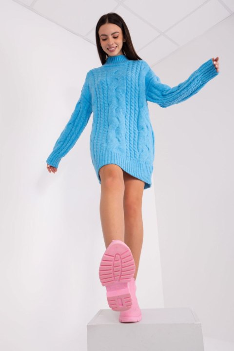 Sweter Damski Model AT-SW-2367-1.35P Blue - AT - uniwersalny