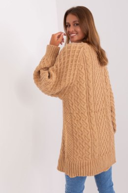 Sweter Damski Model AT-SW-2367-2.64P Camel - AT - uniwersalny
