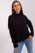 Sweter Damski Model AT-SW-2368.36X Black - AT - uniwersalny Sweter Damski Model AT-SW-2368.36X Black - AT - uniwersalny