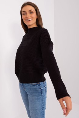 Sweter Damski Model AT-SW-2368.36X Black - AT - uniwersalny