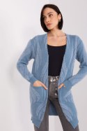Sweter Kardigan Model AT-SW-234501.00P Blue - AT - uniwersalny